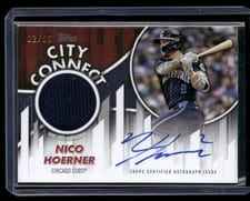 2026 Topps City Connect Swatch Autograph Relics Nico Hoerner #CCAR-NH card