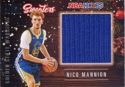 2020-21 Hoops Rookie Sweaters Nico Mannion #RSW-NMA card