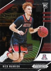 2020 Panini Prizm Draft Picks Base Set Nico Mannion #18 card