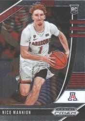 2020 Panini Prizm Draft Picks Base Set Nico Mannion #58 card