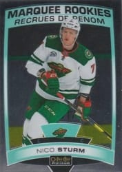 2019-20 O-Pee-Chee Platinum Base Set Nico Sturm #163 card