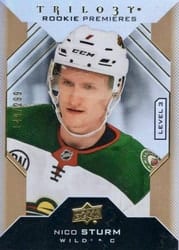 2019-20 Upper Deck Trilogy Base Set Nico Sturm #117 card