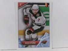 2021 Topps NHL Sticker Nico Sturm #298 card