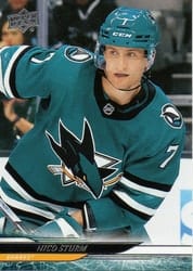 2024-25 Upper Deck Base Set Nico Sturm #385 card