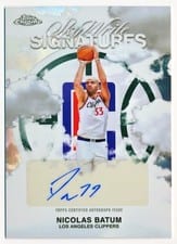 2025-26 Topps Chrome Sky Write Signatures Nicolas Batum #SWS-NB card