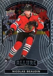 2020-21 Upper Deck Allure Base Set Nicolas Beaudin #79 card