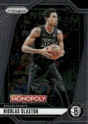 2024-25 Panini Prizm Monopoly Base Set Nicolas Claxton #54 card