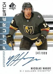 2019-20 SP Authentic Base Set Nicolas Hague #211 card