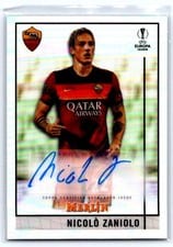 2020 Topps Merlin Chrome UEFA Champions League Autographs Nicolo Zaniolo #BCA-NZ card