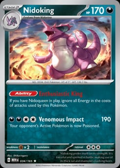 151 Nidoking #34 card
