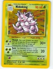 Base Nidoking #11 card