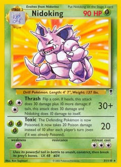 Legendary Collection Nidoking #31 card