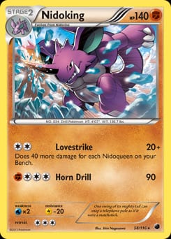 Plasma Freeze Nidoking #58 card