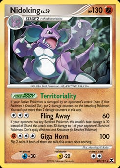 Rising Rivals Nidoking #29 card