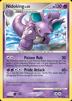 Secret Wonders Nidoking #34 card