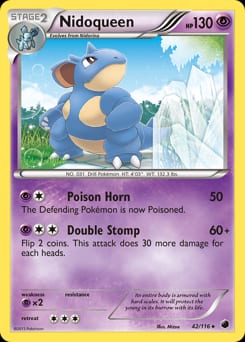 2013 Plasma Freeze Nidoqueen #42 card