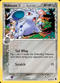 Dragon Frontiers Nidoran ♀ δ #56 card
