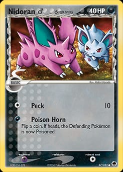 Dragon Frontiers Nidoran ♂ δ #57 card