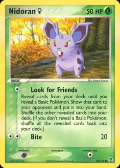 FireRed & LeafGreen Nidoran ♀ #70 card