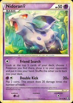 HS—Triumphant Nidoran ♀ #69 card
