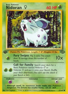 Jungle Nidoran ♀ #57 card