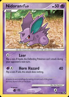 Rising Rivals Nidoran ♂ #72 card