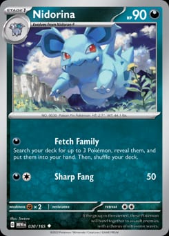 151 Nidorina #30 card