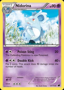 Plasma Freeze Nidorina #41 card