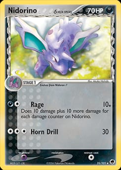 Dragon Frontiers Nidorino δ #35 card