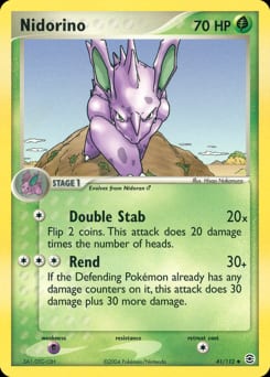 FireRed & LeafGreen Nidorino #41 card