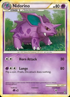 HS—Triumphant Nidorino #46 card