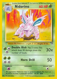 Legendary Collection Nidorino #56 card