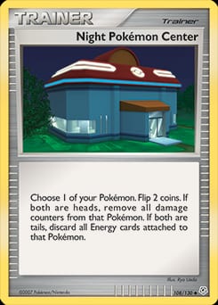 Diamond & Pearl Night Pokémon Center #108 card