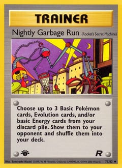 Team Rocket Nightly Garbage Run #77 card