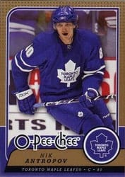 2008-09 O-Pee-Chee Base Set Nik Antropov #77 card