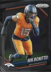 2025 Panini Prizm Base Set Nik Bonitto #230 card