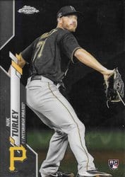 2020 Topps Chrome Update Base Set Nik Turley #U-23 card