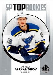 2022-23 SP Authentic Top Rookies Nikita Alexandrov #TR-44 card