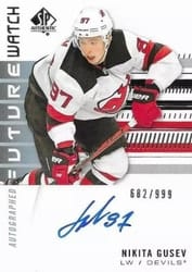 2019-20 SP Authentic Base Set Nikita Gusev #214 card