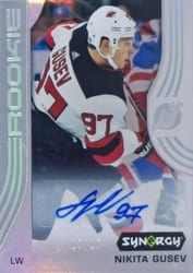 2019-20 Upper Deck Synergy Base Set Nikita Gusev #95 card