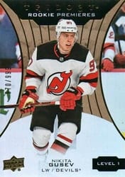 2019-20 Upper Deck Trilogy Base Set Nikita Gusev #76 card