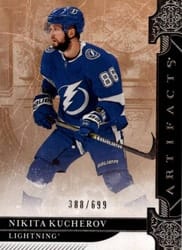 2019-20 Upper Deck Artifacts Base Set Nikita Kucherov #104 card