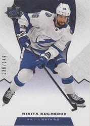 2019-20 Upper Deck Ultimate Collection Base Set Nikita Kucherov #72 card