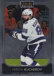 2021-22 O-Pee-Chee Platinum Base Set Nikita Kucherov #102 card