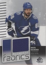 2022-23 SP Game Used Authentic Fabrics Nikita Kucherov #AF-NK card