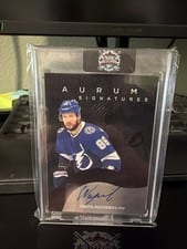 2024-25 Upper Deck Artifacts Aurum Signatures Nikita Kucherov #AS-NK card