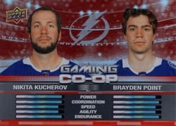 2024-25 Upper Deck Gaming Co-Op Nikita Kucherov / Brayden Point #CGO-7 card