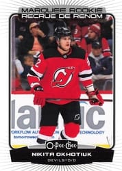 2022-23 O-Pee-Chee Base Set Nikita Okhotiuk #596 card