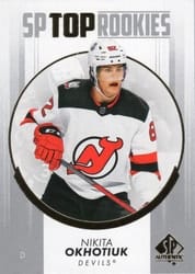 2022-23 SP Authentic Top Rookies Nikita Okhotiuk #TR-37 card