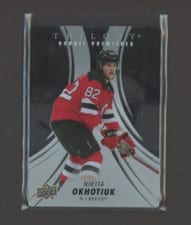 2022-23 Upper Deck Trilogy Rookie Premier Nikita Okhotiuk #RP-NO card